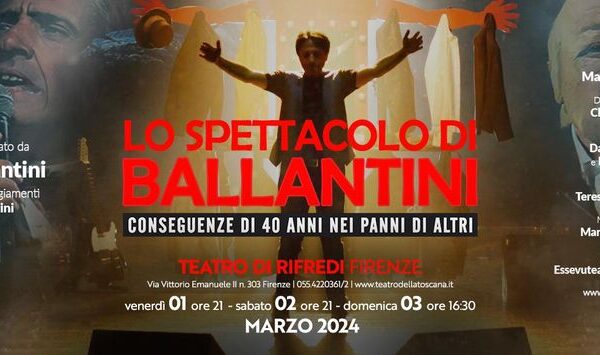 Post-It: Dario Ballantini a Firenze. Teatro d Rifredi 01\02\03 Marzo.